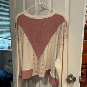 Reposting my first purchase. Mauve and beige PO L top